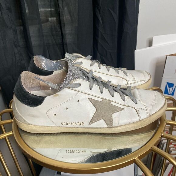 Golden Goose Superstar Limited Edition Swarovski Crystal Tongue Sneakers - Picture 7 of 16